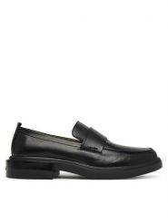 Calvin Klein Loafersy Cupped Band Loafer Lth HM0HM02065 Czarny. Czarne mokasyny męskie Calvin Klein, ze skóry. Za 849.99 zł.
