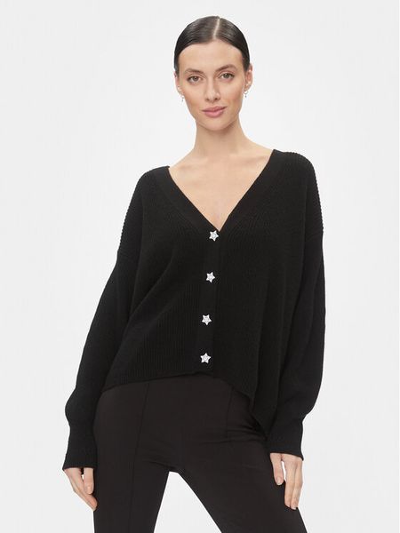 Kontatto Kardigan 3M1216 Czarny Relaxed Fit. Czarne kardigany damskie Kontatto, m, bez wzorów, z wiskozy. Za 579.99 zł.