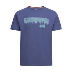 T-shirt Męski Z Krótkim Rękawem Casual Jacub. Niebieskie koszulki sportowe męskie Trespass, m, bez wzorów, bez kołnierzyka, bez ramiączek, trekkingowe. Za 78.99 zł.