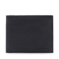 Portfel GINO ROSSI. Czarne portfele męskie Gino Rossi, bez wzorów. Za 129.99 zł.
