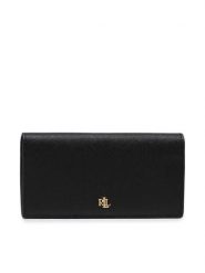 LAUREN RALPH LAUREN Portfel Slim Wallet Wlt Med 432802917009 Czarny. Czarne portfele damskie Lauren Ralph Lauren, bez wzorów, ze skóry. Za 359.99 zł.