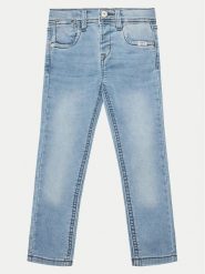 NAME IT Jeansy 13224981 Niebieski Slim Fit. Niebieskie jeansy dla chłopców Name it, z bawełny. Za 139.99 zł.