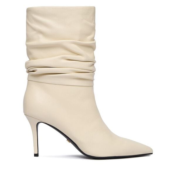 Botki GINO ROSSI. Botki damskie Gino Rossi, bez obcasa, na szpilce, bez zapięcia. Za 339.99 zł.