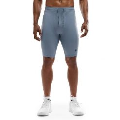 Męskie treningowe legginsy kolarki Fitness Siroko Auckland. Niebieskie krótkie spodenki sportowe męskie SIROKO, m, bez wzorów, z materiału, na fitness i siłownię. W wyprzedaży za 84.00 zł.