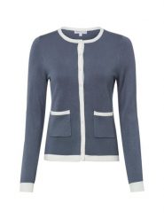 Marie Lund Kardigan Kobiety szary, S. Szare kardigany damskie Marie Lund, s, bez wzorów, prążkowane, eleganckie. Za 179.95 zł.