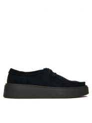 Clarks Półbuty Torview W 26184944 Czarny. Czarne półbuty damskie Clarks, bez wzorów, ze skóry, bez obcasa, na płaskiej podeszwie, bez zapięcia. Za 569.99 zł.