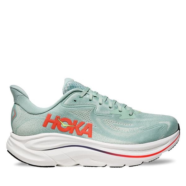 Buty do biegania Hoka. Zielone buty sportowe męskie HOKA, bez zapięcia, do biegania. Za 650.99 zł.