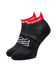 Compressport Skarpety krótkie Pro Racing Socks V4.0 Run Low XU00047B Czarny. Czarne skarpety męskie Compressport, bez wzorów, z materiału. Za 59.99 zł.
