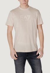 Koszulka crop top Mężczyzna EA7. Białe koszulki polo męskie EA7, m, bez wzorów, z bawełny, klasyczne, bez ramiączek. Za 232.85 zł.