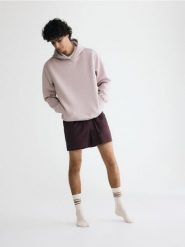 3 pack bokserek Loose - bordowy. Czerwone bokserki męskie Reserved, l, bez wzorów. Za 79.99 zł.