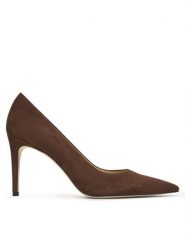 Stuart Weitzman Szpilki Stuart Power 85 SJ948 Brązowy. Brązowe szpilki damskie Stuart Weitzman, bez wzorów, ze skóry, bez obcasa, bez zapięcia. Za 1,849.00 zł.