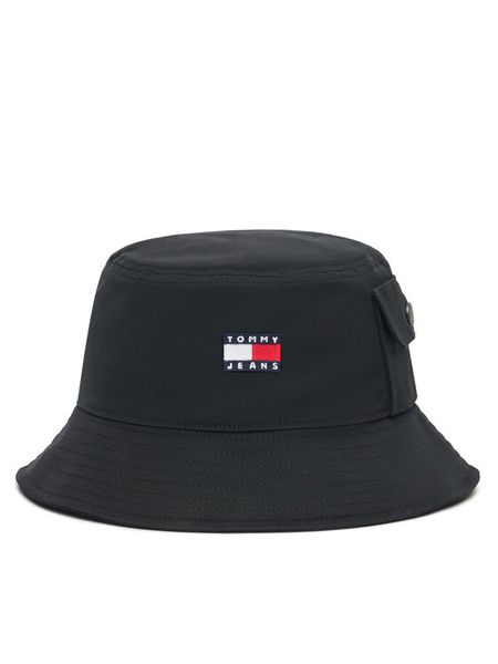 Tommy Jeans Kapelusz Heritage Bucket AM0AM13423 Czarny. Czarne rękawiczki męskie Tommy Jeans, bez wzorów, z bawełny. Za 109.99 zł.