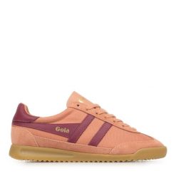 Sznurowane trampki damskie Gola Topspin. Brązowe trampki i tenisówki damskie Gola, bez wzorów, z gumy, retro, bez zapięcia. Za 406.50 zł.