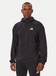 Adidas Kurtka do biegania Adi365 Running Essentials JZ7782 Czarny Regular Fit. Czarne kurtki męskie Adidas, m, bez wzorów, z syntetyku, sportowe, bez kaptura. Za 299.99 zł.