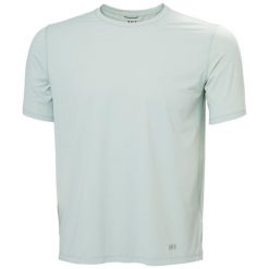 Koszulka Helly Hansen Shine Solen. Zielone koszulki sportowe męskie Helly Hansen, bez wzorów, bez kołnierzyka, bez ramiączek, outdoorowe. Za 274.00 zł.
