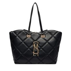 Torebka Steve Madden. Czarne torebki do ręki damskie Steve Madden, bez wzorów, bez dodatków. Za 559.99 zł.