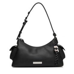 Torebka KARL LAGERFELD. Czarne torebki do ręki damskie KARL LAGERFELD, bez wzorów, klasyczne, bez dodatków. Za 849.99 zł.