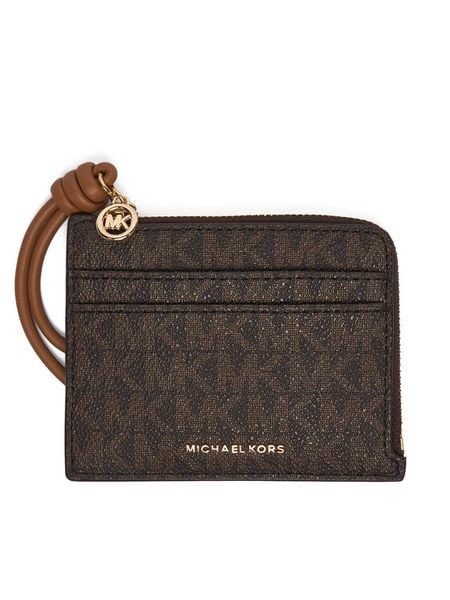 MICHAEL Michael Kors Bilonówka Jet Set 32S6GJ6W0B Brązowy. Brązowe portfele damskie MICHAEL Michael Kors, bez wzorów. Za 339.99 zł.