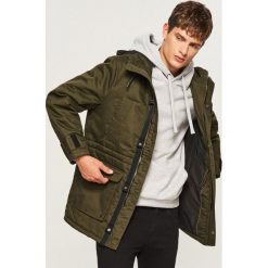 Kurtka parka z kapturem - Zielony. Kurtki damskie marki Reserved. Za 139.99 zł.