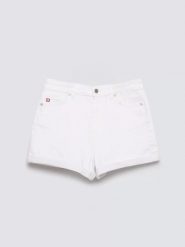 Szorty damskie jeansowe białe Ayako 815. Białe szorty damskie Big Star, na lato, bez wzorów, z denimu, klasyczne, z podwyższonym stanem. Za 139.99 zł.