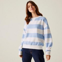 Damski sweter z okrągłym dekoltem Regatta Avika II. Swetry damskie Regatta, m, z aplikacjami, z bawełny, eleganckie, bez kołnierzyka, bez ramiączek, bez kaptura. Za 176.00 zł.