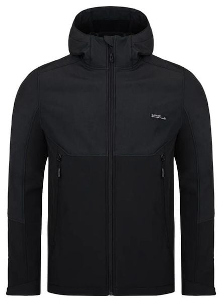 Męska kurtka softshell Loap Lupp czarna. Czarne kurtki męskie Scarpa, m, bez wzorów, z elastanu, klasyczne, bez kaptura. Za 234.74 zł.