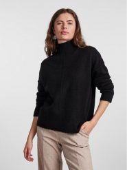 YAS Golf 26030703 Czarny Loose Fit. Czarne swetry damskie YAS, xs, bez wzorów, z syntetyku, bez kołnierzyka, bez ramiączek, bez kaptura. Za 179.99 zł.