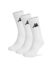 Kappa Skarpety długie Z4448_AW24 (3-PACK) Biały. Białe skarpety damskie Kappa, bez wzorów, z bawełny. Za 34.99 zł.