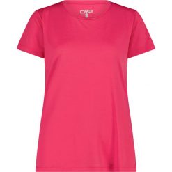 Koszulka damska z dżerseju CMP. Czerwone t-shirty damskie CMP, bez wzorów, z dżerseju, sportowe, bez kołnierzyka. Za 131.00 zł.