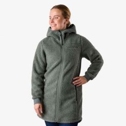 Bluza polarowa turystyka damska Swedemount Lofoten Pile Coat wodoodporna. Niebieskie bluzy damskie SWEDEMOUNT, bez wzorów, z polaru, bez kaptura, narciarskie. Za 297.00 zł.