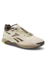 Reebok Buty na siłownię Nano X3 Adventure 100033527-W Beżowy. Brązowe obuwie sportowe damskie Reebok, bez wzorów, z materiału, na fitness i siłownię. Za 319.99 zł.