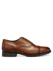 Geox Półbuty U Walk Pleasure F U46H8B 00043 C6610 Brązowy. Brązowe półbuty na co dzień męskie Geox, ze skóry, wizytowe, bez zapięcia. Za 509.99 zł.