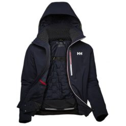 Kurtka narciarska Helly Hansen alpha lifaloft. Niebieskie kurtki męskie Helly Hansen, na zimę, m, bez wzorów, narciarskie. Za 2,342.00 zł.