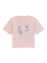 Guess T-Shirt J6RI32 K6YW4 Różowy Regular Fit. Czerwone t-shirty i topy dla dziewczynek Guess, z aplikacjami, z bawełny, bez ramiączek. Za 89.99 zł.