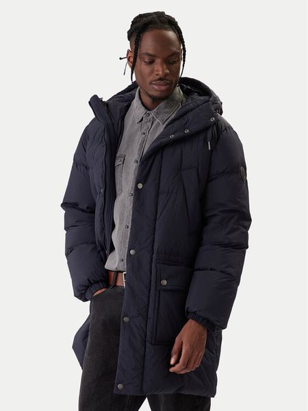 Gant Kurtka puchowa 7006568 Granatowy Regular Fit. Niebieskie kurtki męskie GANT, m, bez wzorów, z puchu, bez kaptura. Za 2,409.00 zł.