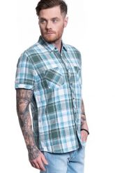 MĘSKIE KOSZULE MATERIAŁOWE MUSTANG CHRIS TWILL SHIRT 1009574 11738. Koszule męskie Mustang, m, bez wzorów, z materiału, bez kołnierzyka, bez ramiączek. W wyprzedaży za 49.99 zł.