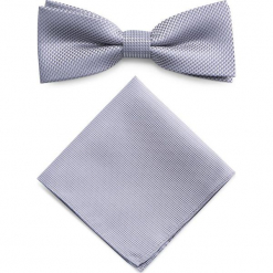 Mucha z poszetką MUH0001276. Szare krawaty i muchy marki Giacomo Conti, z mikrofibry, eleganckie. Za 69.00 zł.