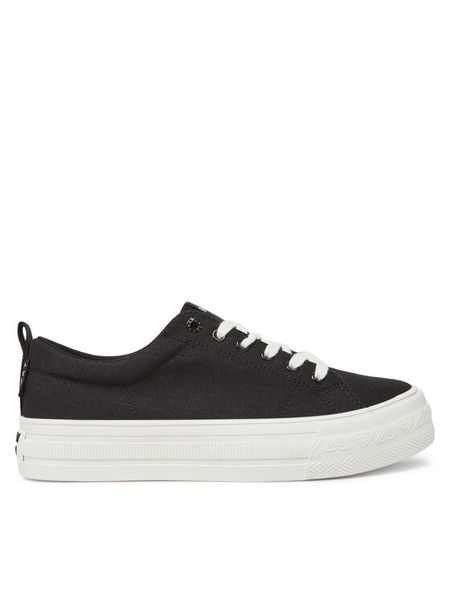 Roxy Tenisówki V12908 Czarny. Czarne trampki i tenisówki damskie Roxy, bez wzorów, z materiału, bez zapięcia. Za 119.99 zł.