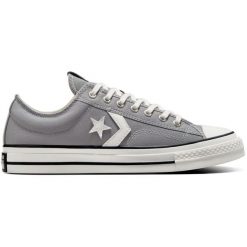 Buty sportowe Converse Star Player 76 Premium Canvas. Szare buty sportowe męskie Converse, z syntetyku, bez zapięcia. Za 390.00 zł.