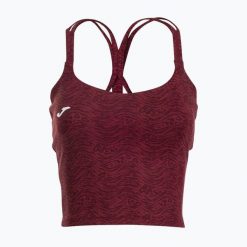 Koszulka tenisowa damska Joma Challenge Top W. Czerwone koszulki sportowe damskie Joma, xl, bez wzorów, z elastanu, bez kołnierzyka, bez ramiączek, na fitness i siłownię. Za 149.99 zł.