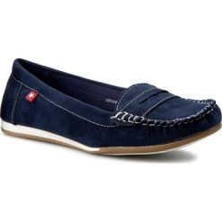 Mokasyny BIG STAR - U274769 Granat Micro/Navy. Mokasyny damskie marki Big Star. Za 129.00 zł.