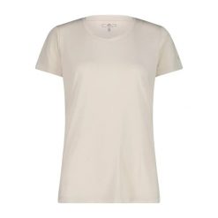 T-shirt damski CMP. Brązowe t-shirty damskie CMP, s, bez wzorów, z jersey, sportowe, bez kołnierzyka. Za 131.00 zł.