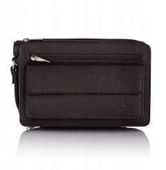 Klasyczna saszetka męska ze skóry z organizerem Paolo Peruzzi T-26-BR. Saszetki męskie Paolo Peruzzi, ze skóry, klasyczne. Za 192.00 zł.