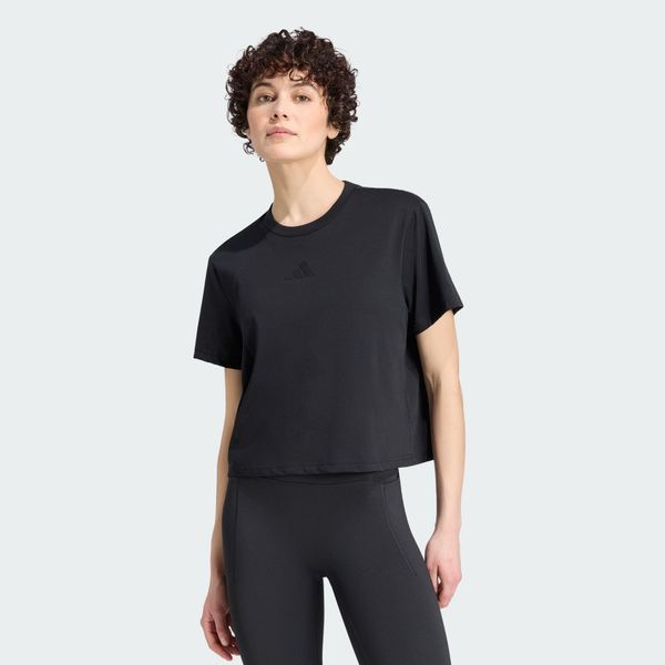 Koszulka Climacool Training Graphic. Czarne t-shirty damskie Adidas, m, bez wzorów, z bawełny, eleganckie, bez kołnierzyka. Za 149.00 zł.