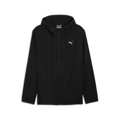 Kurtka z dresu Puma Essentials. Czarne kurtki męskie Puma, l, bez wzorów, z dresówki, na fitness i siłownię. Za 263.00 zł.