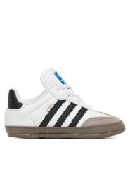 Adidas Sneakersy Samba Crib JI2758 Biały. Białe buty sportowe dziewczęce Adidas, bez wzorów, ze skóry, bez zapięcia. Za 169.99 zł.