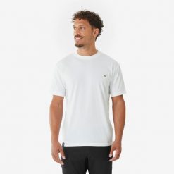 Koszulka wspinaczkowa męska Simond Vertika. Białe koszulki sportowe męskie SIMOND, m, bez wzorów, z bawełny, bez kołnierzyka, bez ramiączek, trekkingowe. Za 69.99 zł.