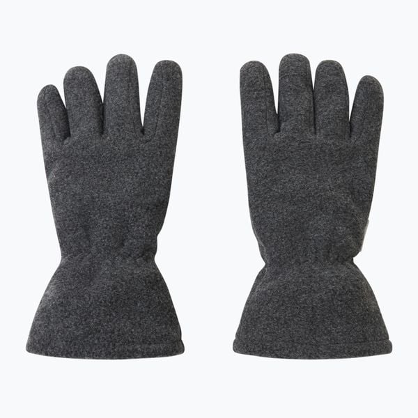 Rękawiczki zimowe dziecięce Reima Varmin. Czarne rękawiczki dziecięce Reima, bez wzorów, z materiału. Za 62.99 zł.