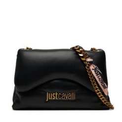 Torebka Just Cavalli. Czarne torebki do ręki damskie Just Cavalli, bez wzorów, wizytowe, bez dodatków. Za 699.99 zł.