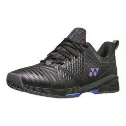 Buty do tenisa męskie Yonex Power Cushion Sonicage 3 All Court. Czarne buty sportowe męskie YONEX, bez zapięcia, tenisowe. Za 669.00 zł.